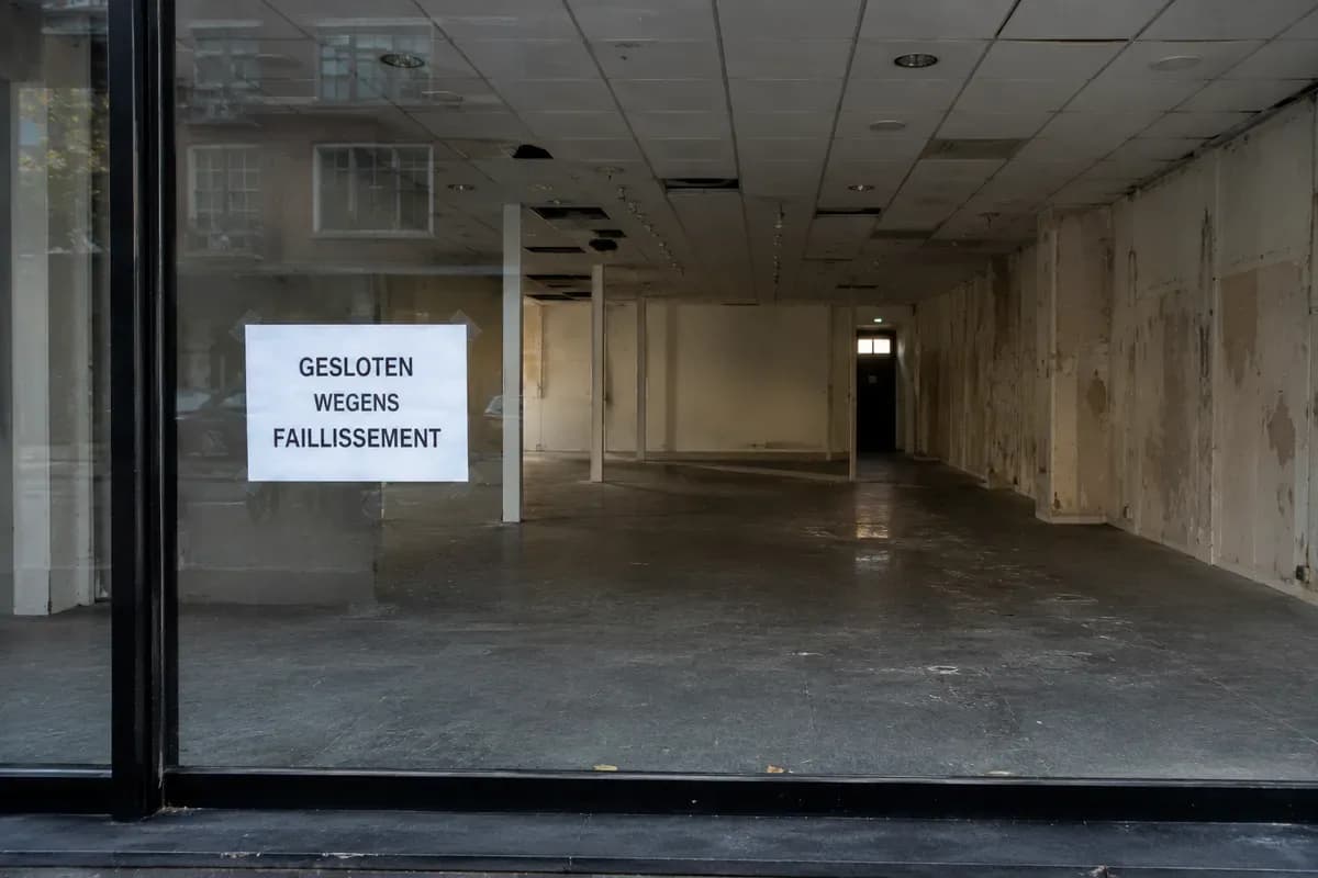 Failliet per branche week 43 - 2026