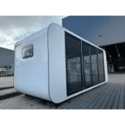 Veiling van diverse StahlWorks tiny houses te Barneveld