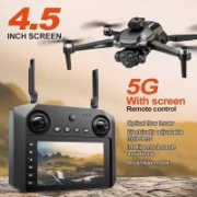 Vente aux enchères en ligne Drones met Big Screen Controller - HD Camera 4K - 8K Optical Flow Positioning - Obstacle Avoidance (Gratis verzending binnen NL)