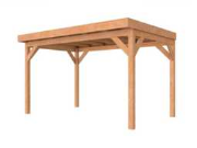 Online auction Overkappingen, tuinhuizen, carports, blokhutten en hekwerken