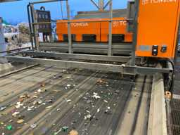 Online-Versteigerung Reantec mechanische drogers, Tomra infrarood scheider en Baoli vorkheftruck