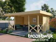 Online veiling Tuinhuizen, tuinhout, dakbeschot en Zweeds rabat