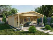 Online auction Tuinhuizen, tuinplanken, dakleer, machines en bouwmaterialen