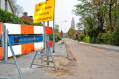 Aannemer failliet, wegen liggen open